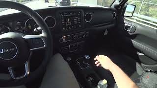 2022 Jeep Wrangler Sahara 4xe POV Review [upl. by Enyamrahc742]