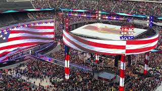 WrestleMania 35 Intro America the Beautiful Promo and Pyro Live [upl. by Etnud]