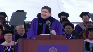 Illinois Governor JB Pritzkers commencement speech at Northwestern University  2023 [upl. by Yrakcaz]