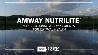 Nutrilite Vitamins amp Supplements for Optimal Health  Amway [upl. by Eelarol]