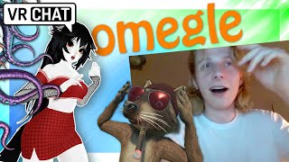 ANIME GIRL ATTACKED BY TENTACLES but its OMEGLE featuring Resnauv  VRCHAT [upl. by Roydd784]