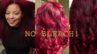 LOREAL HICOLOR MAGENTA  Color Refresh  Root Touch Up  Heatless Curls Tutorial [upl. by Olive183]