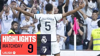 Resumen de Real Madrid vs CA Osasuna 40 [upl. by Batory]