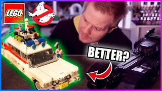 Is the ECTO1 BETTER than the BATMOBILE LEGO Creator Expert Ghostbusters review Set 10274 [upl. by Elisabeth]