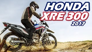 VÍDEO NOVA HONDA XRE 300 2017  Motorede [upl. by Arun]