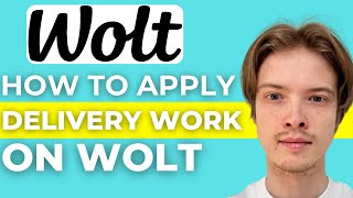 How To Apply For Wolt Delivery Work 2024 [upl. by Eatnoj231]