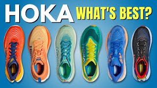 REVIEW OF EVERY HOKA RUNNING SHOE of 2023  Comparison of CliftonRinconRocket XBondiMachMach X [upl. by Yojenitsirk]