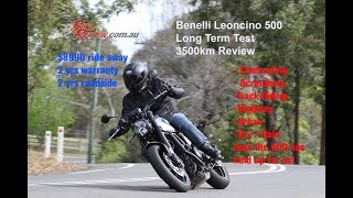 Benelli Leoncino 5 month Long Term Test Update 3500km Jeff Ware [upl. by Pliske477]