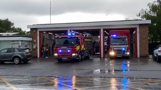 Stockhill EPU And Pump Turnout  Nottinghamshire Fire amp Rescue Service [upl. by Soloma]