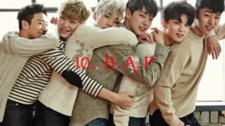 Top 10 Korean Boy Bands 2017 [upl. by Naamana155]