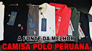 🔴 CAMISA POLO PERUANA COM ELASTANO DIRETO DA FONTE REVENDA ATACADO  POLO PERUANA COM MELHOR PREÇO [upl. by Giff]