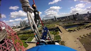 abseiling the ArcelorMittal Orbit for John Johnson [upl. by Pravit503]