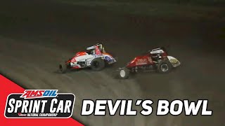 HIGHLIGHTS USAC AMSOIL National Sprint Cars  Devils Bowl Speedway  September 7 2023 [upl. by Pontias]