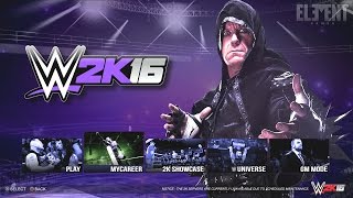 WWE 2K16 Demo  Undertaker Main Menu Option PS4XB1 Notion [upl. by Silber]