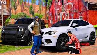 ОТЕЦ И СЫН В GTA 5  ОБМЕНЯЛ НОВЫЙ LAND ROVER НА УБИТУЮ BMW X6M 2010 ГОДА 🌊ВОТЕР [upl. by Adlanor636]