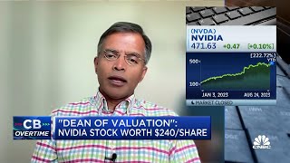 Nvidia is worth 240 per share says NYUs Aswath Damodaran [upl. by Bearce942]