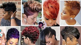 25 Best Short PIXIE HAIRCUT Hairstyles For Black Women 💕 20222023 [upl. by Reinaldo]