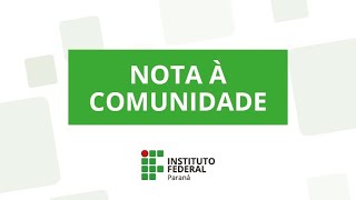 Docentes e técnicos administrativos seguem em greve no IFPR campus Paranaguá [upl. by Ronaele]