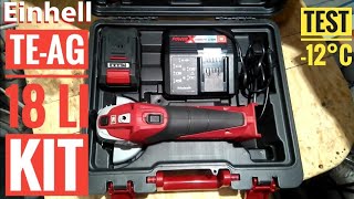 Einhell TEAG 18 Li Kit XChange TEST 12°C [upl. by Brittain]