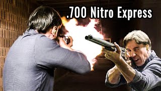 Shooting 700 Nitro Express  VERNEYCARRON  JAGD TOTAL [upl. by Okramed]