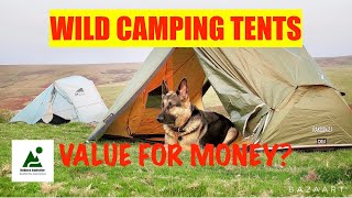 Wild Camping  What to look for in budget tents OEX Rakoon vs 3F UL Gear [upl. by Greysun]