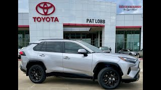 2022 TOYOTA RAV4 Hybrid SE in Silver Sky Metallic walkaround whats new video pictorial [upl. by Eissak]