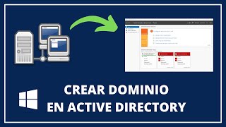 🔴 Cómo CREAR un DOMINIO en WINDOWS SERVER con ACTIVE DIRECTORY 🌐 [upl. by Silletram483]