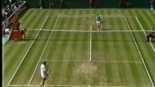 Edberg v Becker  88 Q F 44 [upl. by Enelehcim]