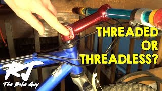 How To Identify ThreadedThreadless ForksStems On A Bike [upl. by Ruamaj]