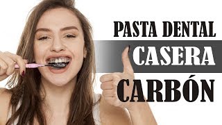 Pasta de dientes de carbón de leña activada casera para blanquear los dientes [upl. by Bandler]