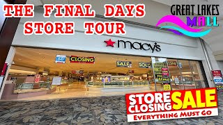 MACYS CLOSING GREAT LAKES MALL MENTOR OHIO [upl. by Rinum]