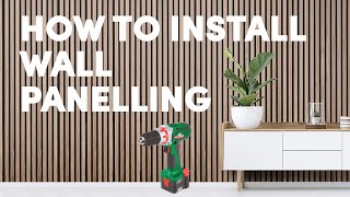 How to Install Wall Panels  Wall Panelling Installation [upl. by Gerge930]