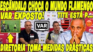 ESCÂNDALO NO FLAMENGO ÁUDIO DO VAR É EXPOSTO E FLA É CONFIRMADO COMO VÍTIMA AÇÃO IMEDIATA TOMADA [upl. by Drahsir]