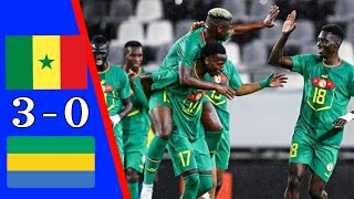 Sénégal vs Gabon 30Full Highlights• Friendly international Match 22032024 [upl. by Hannasus]