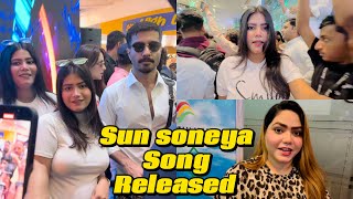 SUN SONEYA SONG RELEASING DAY  FEROZE KHAN x UMAIR AWAN  OUTINGWITHAMMUH [upl. by Nnaasil799]