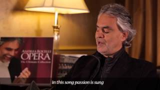 Andrea Bocelli  Recitar  Vesti La Giubba  Pagliacci Official Commentary [upl. by Yedok]