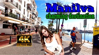 Manilva Spain Charming Destination  Costa Del Sol Malaga 4k  January 2024 [upl. by Tekcirc]