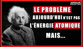 ALBERT EINSTEIN PUISSANTES CITATIONS philosophie citation sagesse [upl. by Leribag486]