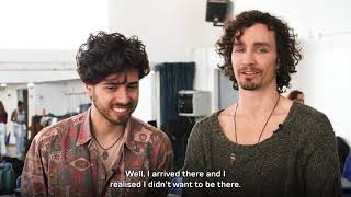 Robert Sheehan amp Adonis Siddique  Answer Withnail and I Questions [upl. by Aihsena]