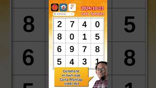 Carta Ramalan 4D Prediction Gd Lotto 100324  Dato Chai ramalan4d gdlotto4dchart 9lotto4D [upl. by Trace254]