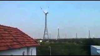 wind turbine collapse [upl. by Assennav]