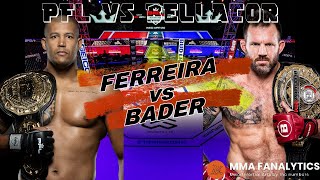 Renan Ferreira vs Ryan Bader Breakdown  PFL Vs Bellator Super Fights  Preview  Prediction [upl. by Akin]