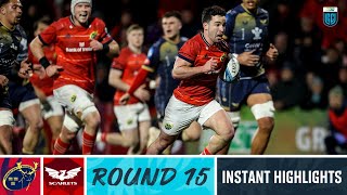 Munster vs Scarlets  Instant Highlights  Round 15  URC 202223 [upl. by Laurent]