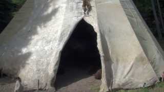 Buffalo Hide Tipi [upl. by Ycul]