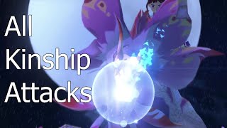 Monster Hunter Stories 2 All Kinship Attacks [upl. by Ateuqahs318]