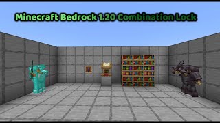 Minecraft Bedrock 120 Combination Lock [upl. by Kendal]