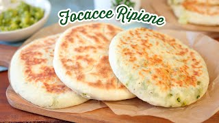 FOCACCE RIPIENE IN PADELLA con zucchine  Velocissime  Ricetta Facile  LifeampChiara [upl. by Jangro]