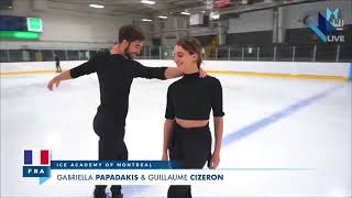 Olympic Champions Ice Dancers Gabriella Papadakis Guillaume Cizeron FD 2022  70421Edited [upl. by Erinn436]