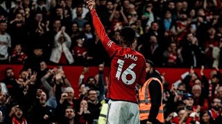 Amad Diallo highlights against PAOK  Uefa Europa league manutd manchesterunited [upl. by Retha588]