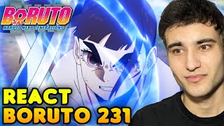 LUTA DE SAMURAI  PASSADO DA TSUBAKI  React Boruto 231 [upl. by Xenia373]